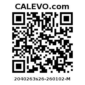 Calevo.com Preisschild 2040263s26-260102-M