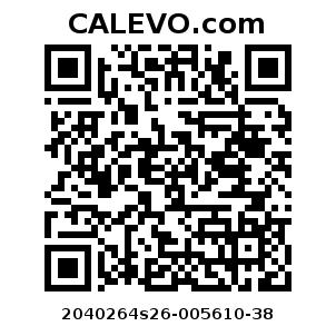 Calevo.com Preisschild 2040264s26-005610-38