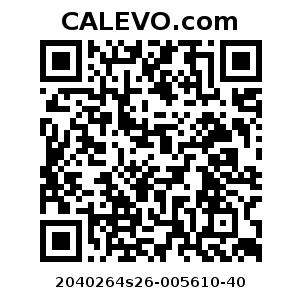Calevo.com Preisschild 2040264s26-005610-40