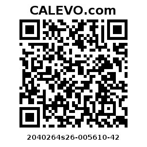 Calevo.com Preisschild 2040264s26-005610-42