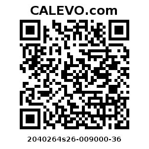 Calevo.com Preisschild 2040264s26-009000-36