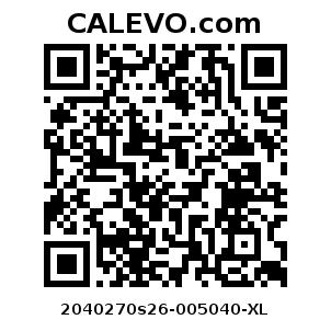 Calevo.com Preisschild 2040270s26-005040-XL