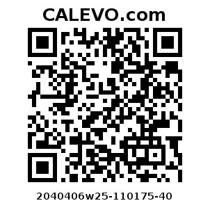 Calevo.com Preisschild 2040406w25-110175-40