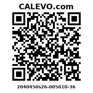 Calevo.com Preisschild 2040450s26-005010-36