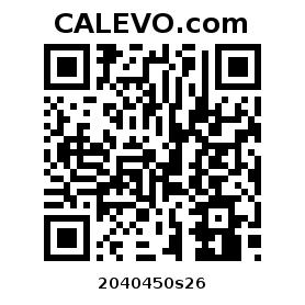 Calevo.com Preisschild 2040450s26