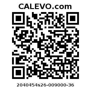 Calevo.com Preisschild 2040454s26-009000-36