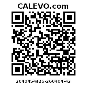 Calevo.com Preisschild 2040454s26-260404-42