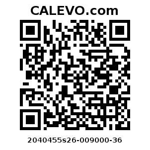 Calevo.com Preisschild 2040455s26-009000-36