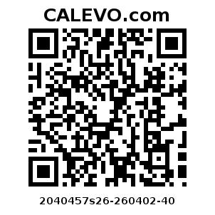 Calevo.com Preisschild 2040457s26-260402-40