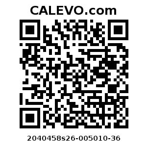 Calevo.com Preisschild 2040458s26-005010-36