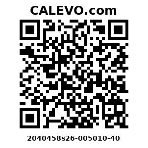 Calevo.com Preisschild 2040458s26-005010-40
