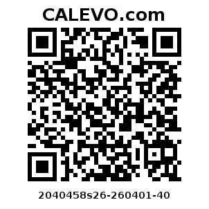 Calevo.com Preisschild 2040458s26-260401-40