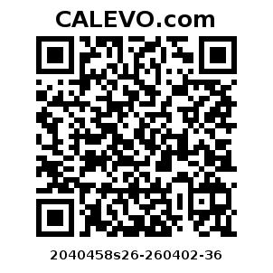 Calevo.com Preisschild 2040458s26-260402-36