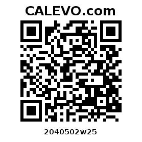 Calevo.com Preisschild 2040502w25