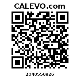 Calevo.com Preisschild 2040550s26