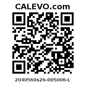 Calevo.com Preisschild 2040560s26-005006-L