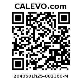 Calevo.com Preisschild 2040601h25-001360-M