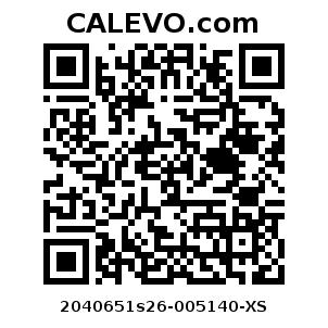 Calevo.com Preisschild 2040651s26-005140-XS