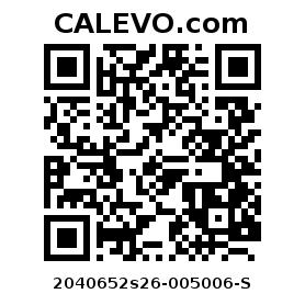 Calevo.com Preisschild 2040652s26-005006-S