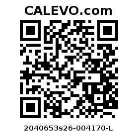 Calevo.com Preisschild 2040653s26-004170-L