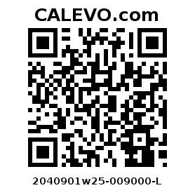 Calevo.com Preisschild 2040901w25-009000-L