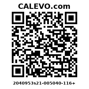 Calevo.com Preisschild 2040953s21-005040-116+
