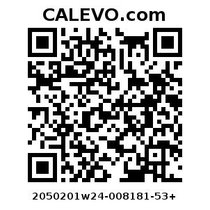 Calevo.com Preisschild 2050201w24-008181-53+