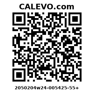 Calevo.com Preisschild 2050204w24-005425-55+