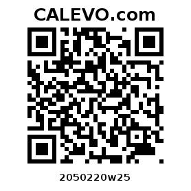 Calevo.com Preisschild 2050220w25