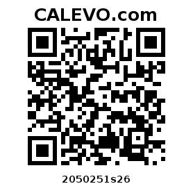 Calevo.com Preisschild 2050251s26