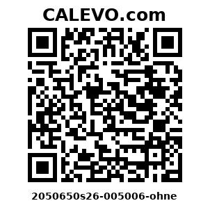 Calevo.com Preisschild 2050650s26-005006-ohne
