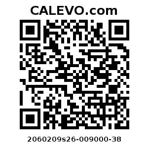 Calevo.com Preisschild 2060209s26-009000-38