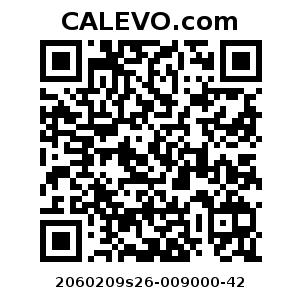 Calevo.com Preisschild 2060209s26-009000-42