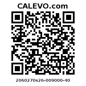 Calevo.com Preisschild 2060270s26-009000-40