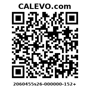 Calevo.com Preisschild 2060455s26-000000-152+