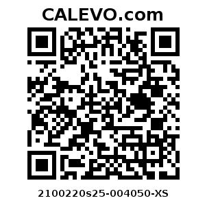 Calevo.com Preisschild 2100220s25-004050-XS