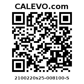 Calevo.com Preisschild 2100220s25-008100-S