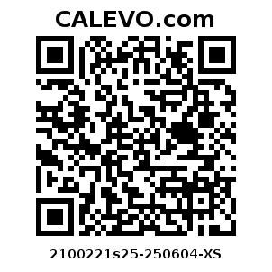 Calevo.com Preisschild 2100221s25-250604-XS