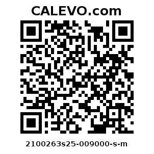 Calevo.com Preisschild 2100263s25-009000-s-m