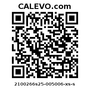 Calevo.com Preisschild 2100266s25-005006-xs-s