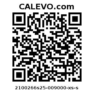 Calevo.com Preisschild 2100266s25-009000-xs-s
