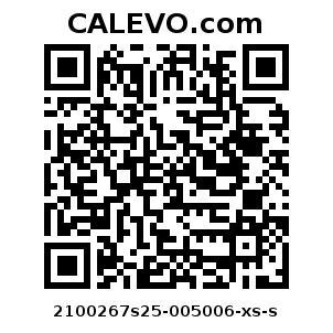 Calevo.com Preisschild 2100267s25-005006-xs-s