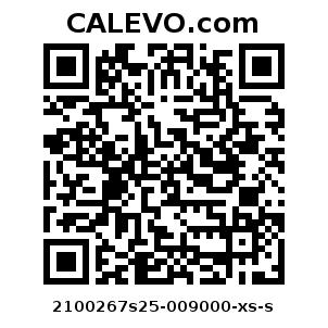 Calevo.com Preisschild 2100267s25-009000-xs-s