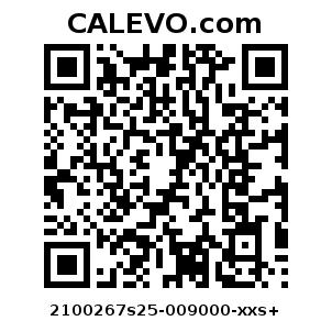 Calevo.com Preisschild 2100267s25-009000-xxs+