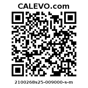 Calevo.com Preisschild 2100268s25-009000-s-m