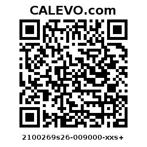 Calevo.com Preisschild 2100269s26-009000-xxs+
