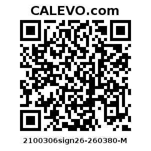 Calevo.com Preisschild 2100306sign26-260380-M