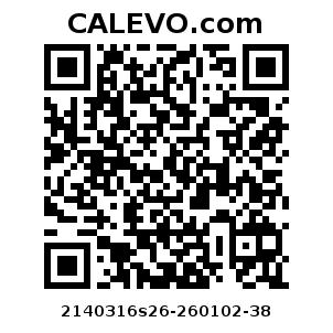 Calevo.com Preisschild 2140316s26-260102-38