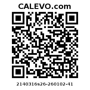 Calevo.com Preisschild 2140316s26-260102-41