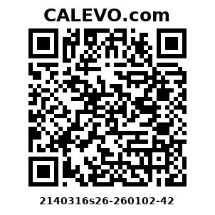 Calevo.com Preisschild 2140316s26-260102-42